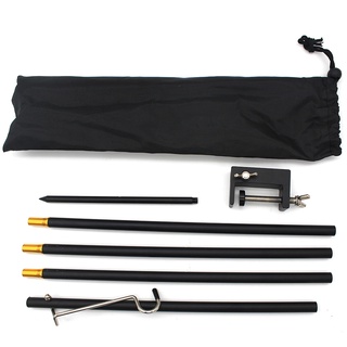 單/雙鉤鋁合金營燈柱 燈柱 露營燈桿 燈桿 落地燈架 露營燈架 燈架 露營照明5