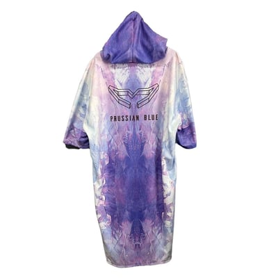 普魯士藍毛巾衣 油彩3