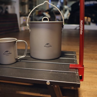 Naturehike NH 輕巧兩用折疊營燈架桿 紅色7