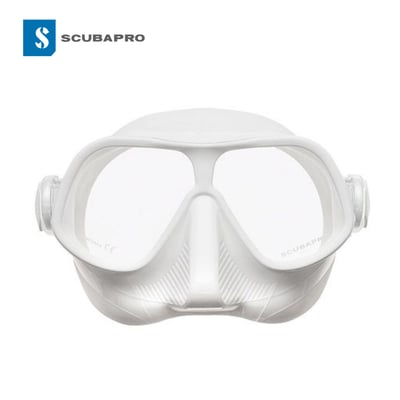 SCUBAPRO Steel Comp 自潛低容積面鏡 白色1
