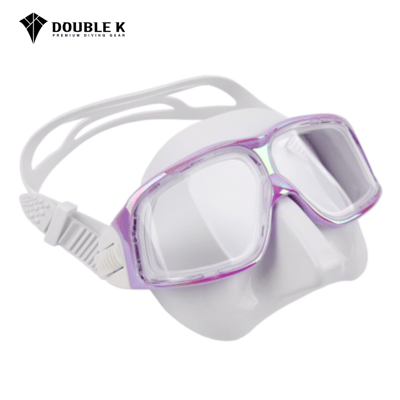 Double K 自潛曲面面鏡 白底極光紫1