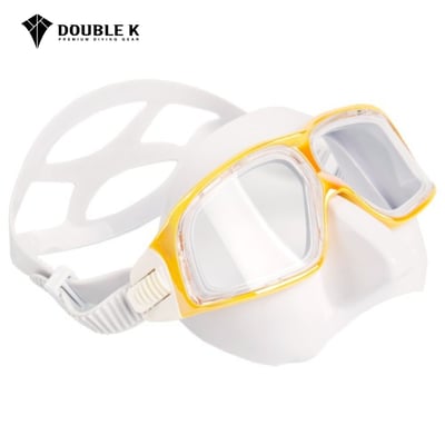 Double K 自潛曲面面鏡 白底極光黃1