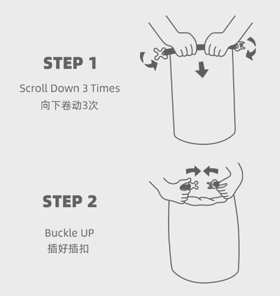 3F 三峰出 "可排氣"收納防水袋(顏色隨機)5
