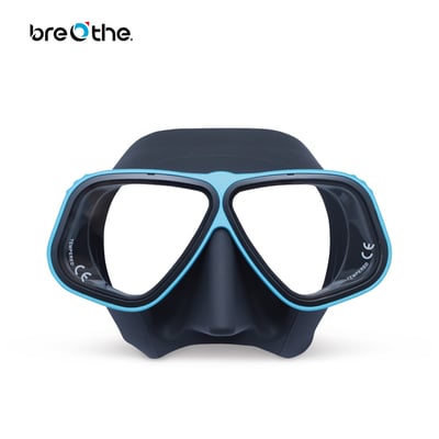 Breathe 水呼吸 自潛低容積面鏡 白/黑底鋁合金框 11-C2