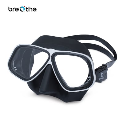 Breathe 水呼吸 自潛低容積面鏡 白/黑底鋁合金框 11-C1