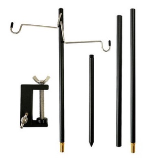 單/雙鉤鋁合金營燈柱 燈柱 露營燈桿 燈桿 落地燈架 露營燈架 燈架 露營照明4