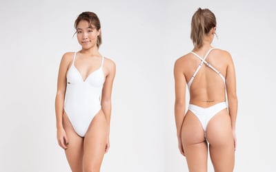現貨-Muii UPVEW 三角美胸海鷗丁連身1