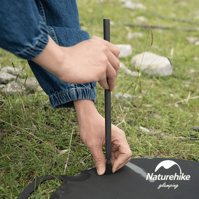 Naturehike 玄鐵三腳支架不沾大煎烤盤 圓盤4