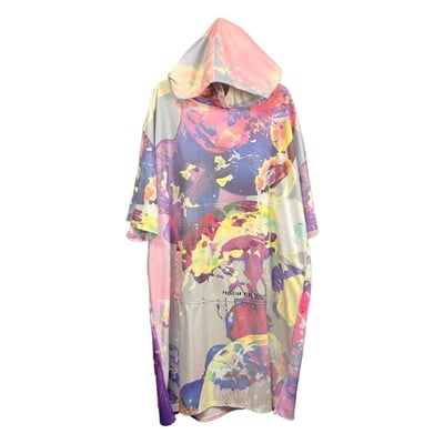 普魯士藍毛巾衣 水舞2