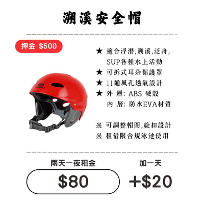 ☆租借-溯溪頭盔☆ 運動/溯溪安全帽/水帽1