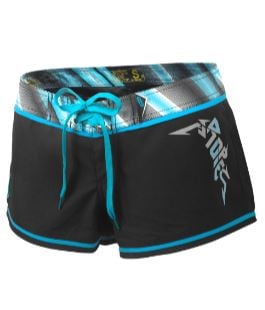 Aropec 女款衝浪短褲 黑藍1