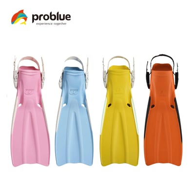 Problue 橡膠導流潛水短蛙1