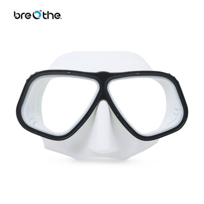 Breathe 水呼吸 自潛低容積面鏡 白底多色鋁合金框5