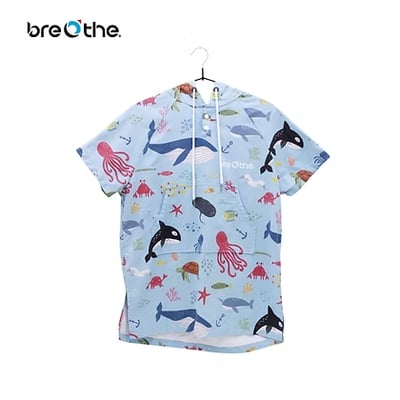 Breathe 水呼吸  兒童款毛巾衣(薄款)1