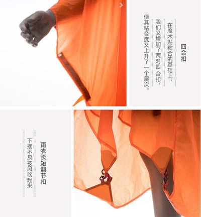 三峰出 3F 輕量化雨衣(三合一) 15D/210T 升級款11