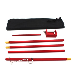 單/雙鉤鋁合金營燈柱 燈柱 露營燈桿 燈桿 落地燈架 露營燈架 燈架 露營照明3