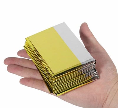 《緊急求生》戶外必備系列  救生毯  求生／保暖／地震／水災 / 金銀雙面2