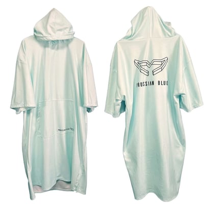 普魯士藍素色毛巾衣 蒂芙尼綠1