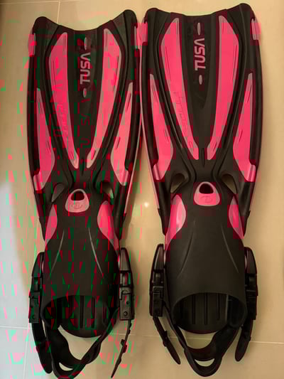 | 裝備寄賣 | TUSA SOLLA 水肺蛙鞋/粉 (線上)2