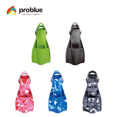 Problue 彈簧C型扣 橡膠噴射短蛙1