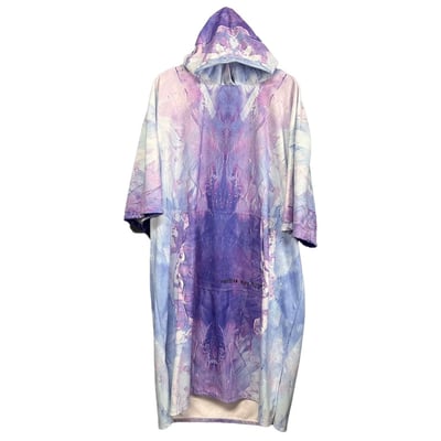 普魯士藍毛巾衣 油彩2