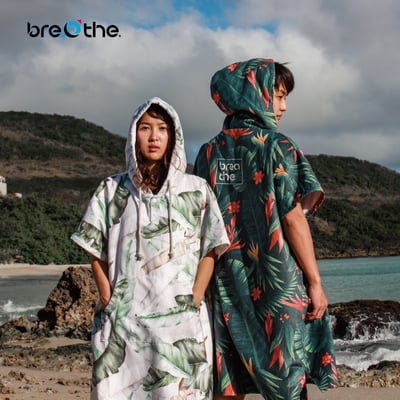 Breathe 水呼吸 厚款保暖印花毛巾衣2