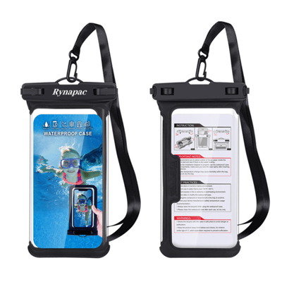 無框手機防水套 黑色1