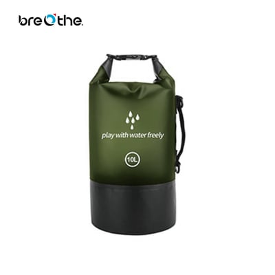 Breathe 水呼吸 透光拼接單肩背防水袋 10L6
