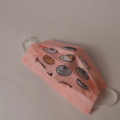 老闆是一隻兔子X Meaning公益聯名醫療平面兔兔口罩 吸爆兔兔款 亮粉色2