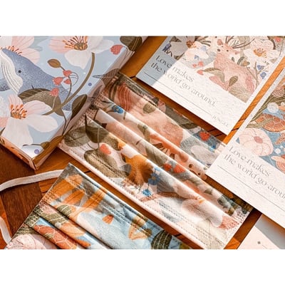 Meaning X祖母綠 世界動物日限定款口罩組 公益口罩1