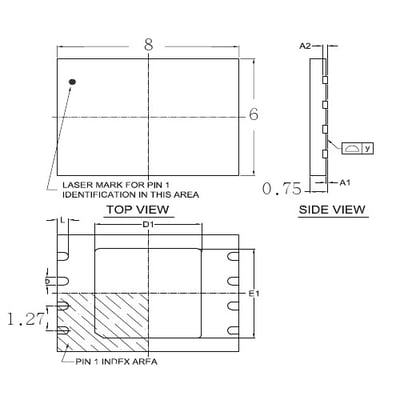 DediProg岱鐠 QSPI-WSON008060080-001P2