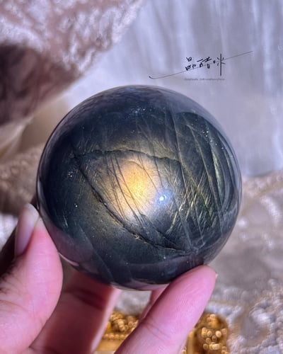 陰陽海｜絕美雙生星光拉長石球《JCS016》3