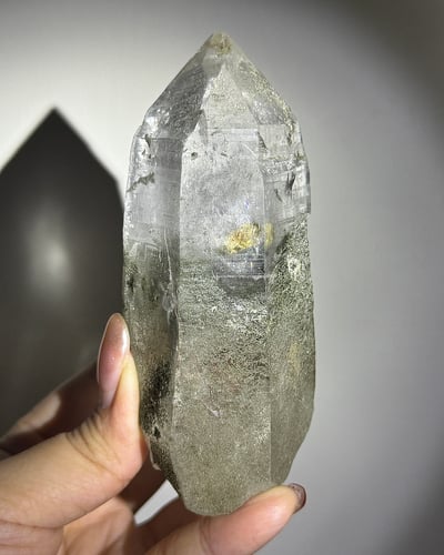 尼泊爾喜馬拉雅水晶｜三角資料庫、綠幽靈《JCO001》4