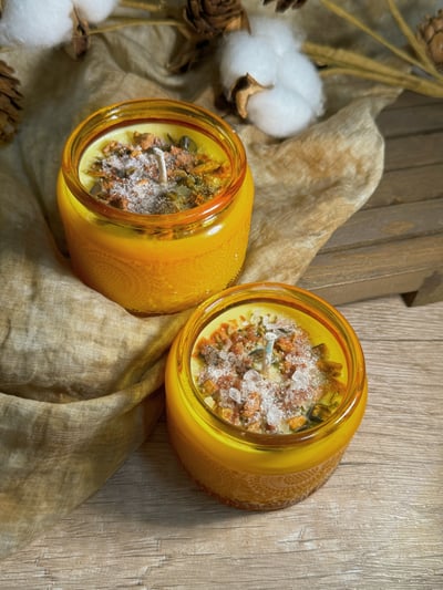 七脈輪系列胃輪蠟燭2