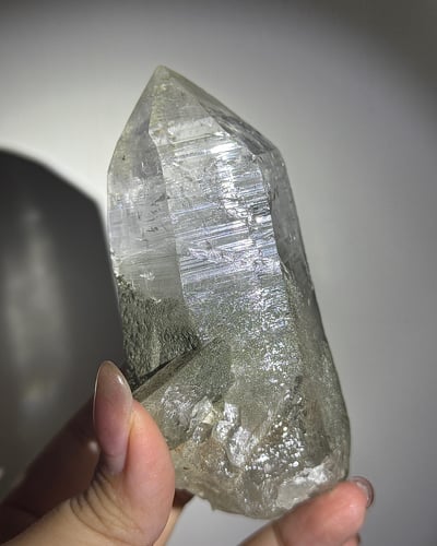 尼泊爾喜馬拉雅水晶｜三角資料庫、綠幽靈《JCO001》8