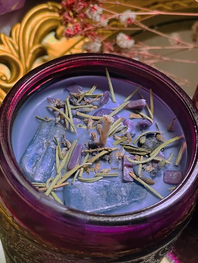 七脈輪系列眉心輪覺知蠟燭2