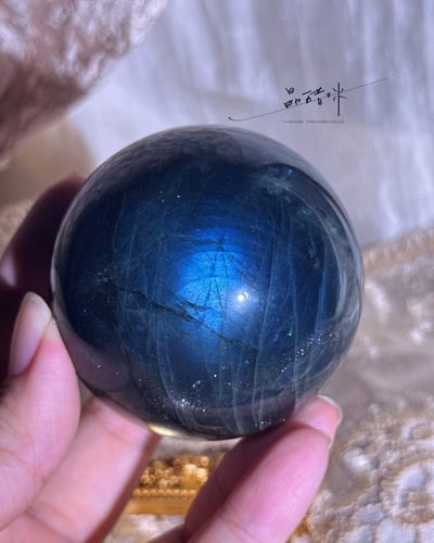 陰陽海｜絕美雙生星光拉長石球《JCS016》4