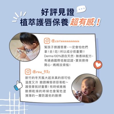 【Derma丹麥德瑪】蜂蠟植萃護唇膏(兩件組) 4.8g*210