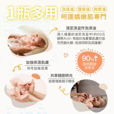 【Derma丹麥德瑪】寶寶有機沐浴按摩油 150ml4