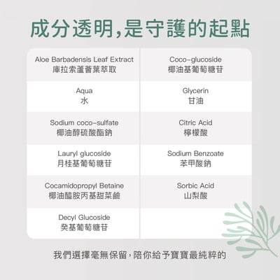 【Derma丹麥德瑪】寶寶有機水嫩洗髮沐浴露家庭號 500ml5