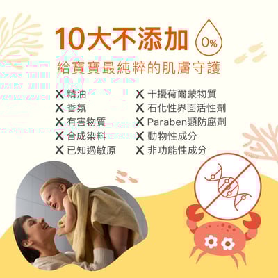 【Derma丹麥德瑪】寶寶有機防水純物理防曬霜 150ml9
