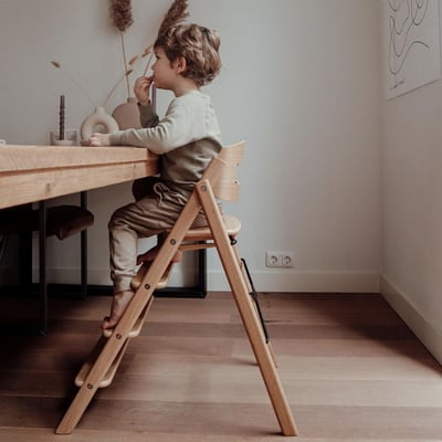 【KAOS】Klapp永續折疊成長餐椅-頂級橡木7