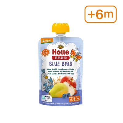 【Holle禾樂純境】生物動力果泥-飽飽穀物系列(多款可選)14