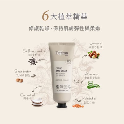 DermaEco蘆薈護手霜75ml3