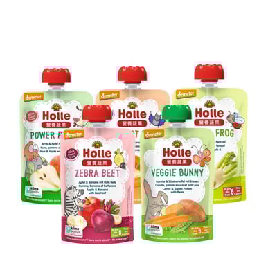 【Holle禾樂純境】生物動力果泥-營養蔬果系列(多款可選)1