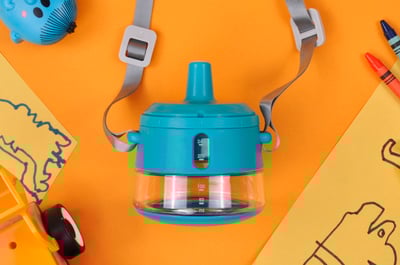 【Meroware】Alice 嬰幼兒直飲杯-湖水綠/玫瑰粉 兩色可選5