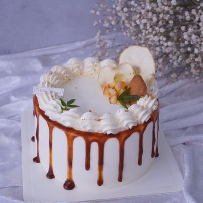 焦糖蘋果戚風蛋糕1