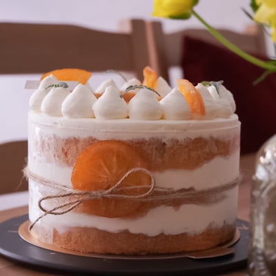 熱帶香橙裸戚風1