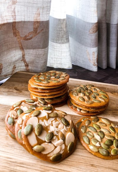 堅果瓦片餅乾系列(15入盒裝)1