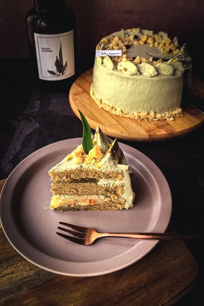 桂花烏龍戚風蛋糕2